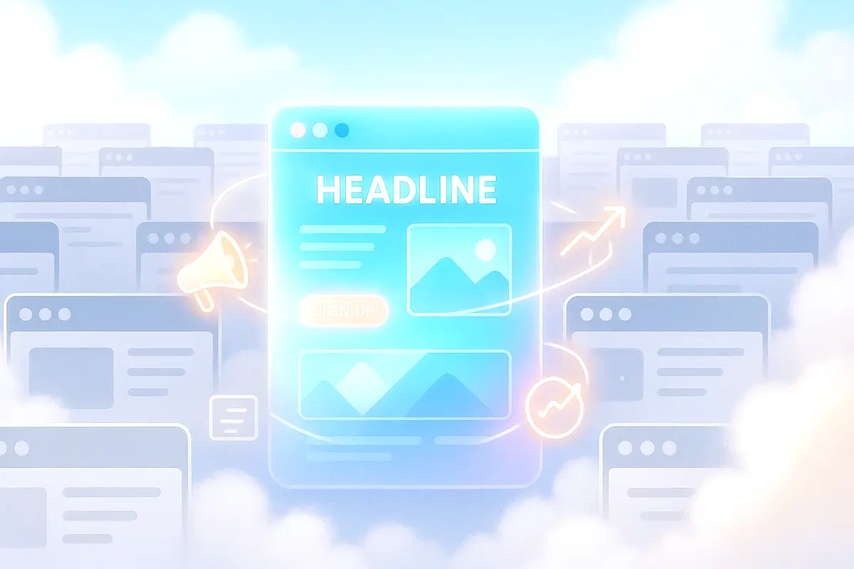 Design-led web development compared to templates