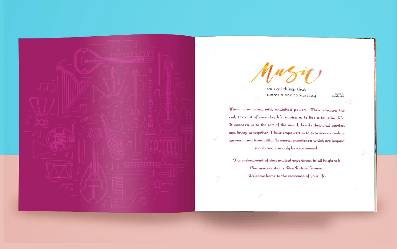 Antara brochure opening spread