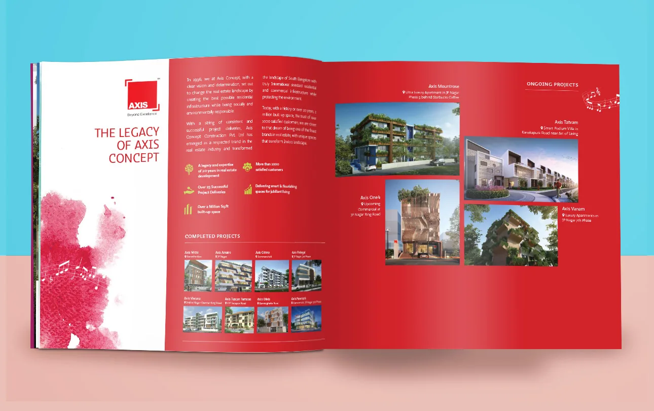 Antara brochure specification spread