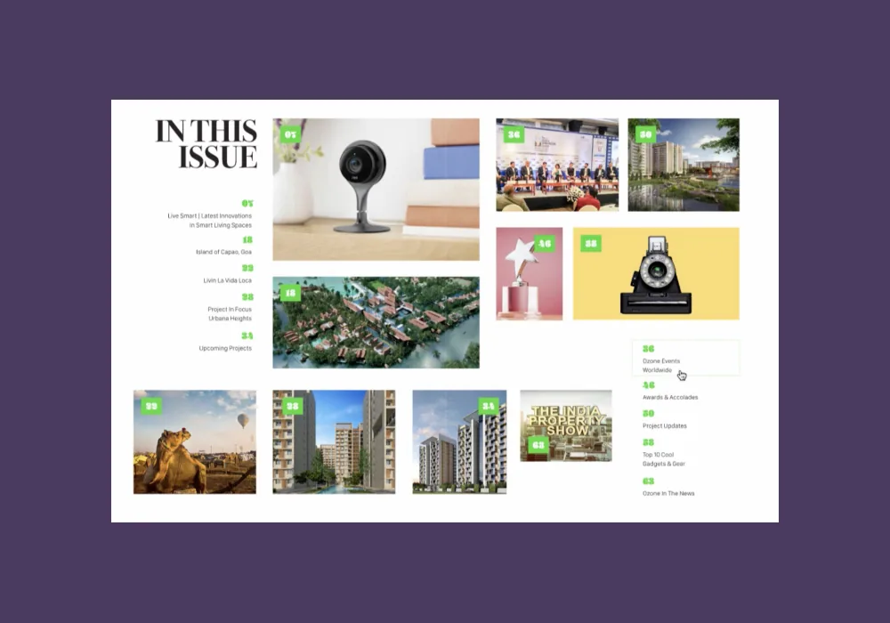 Interactive magazine — mag cover
