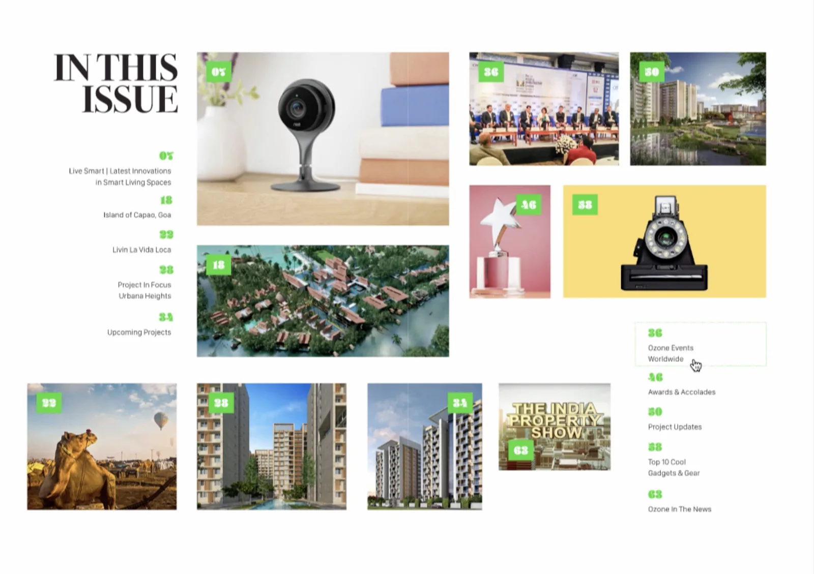 Interactive magazine — magazine cover