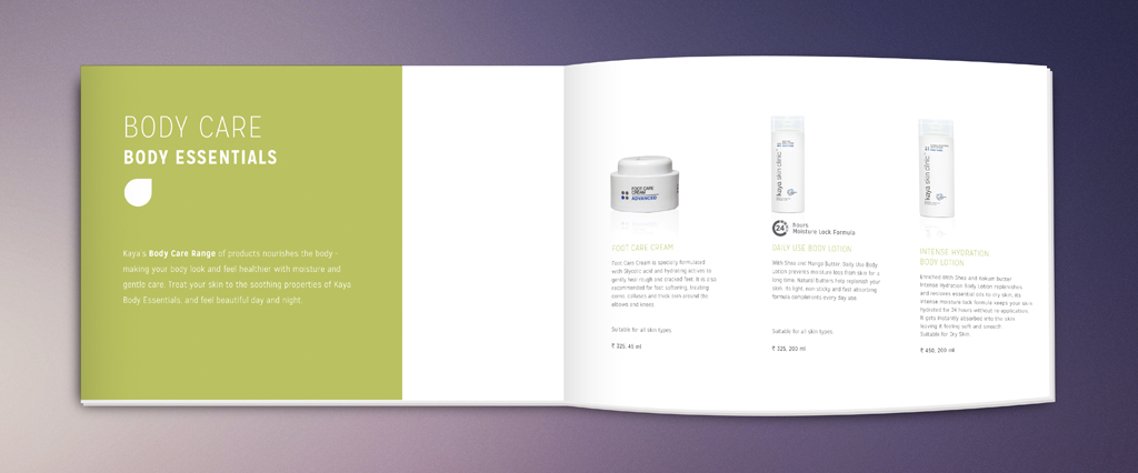 Kaya product catalogue — Eight