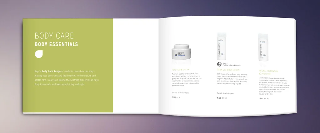 Kaya product catalogue — Eight