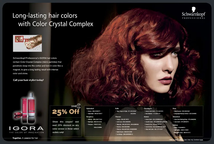 Igora Cosmo Color press advertisement
