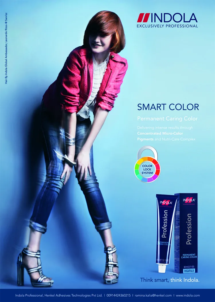 Indola Smart Color press advertisement