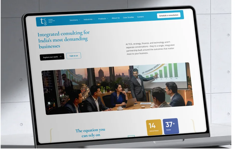 Tandem Consulting Group website
