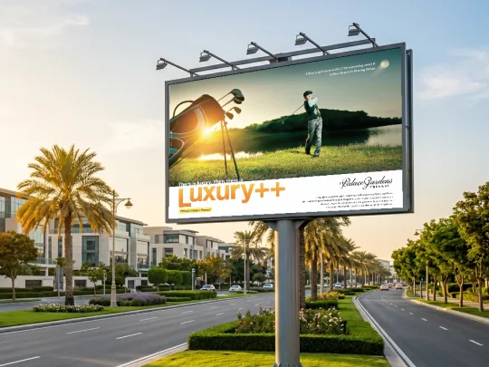 Palace Gardens outdoor advertising