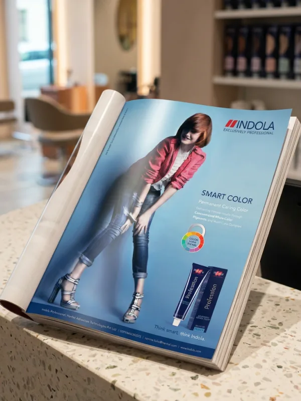 Indola Smart Color magazine advertisement
